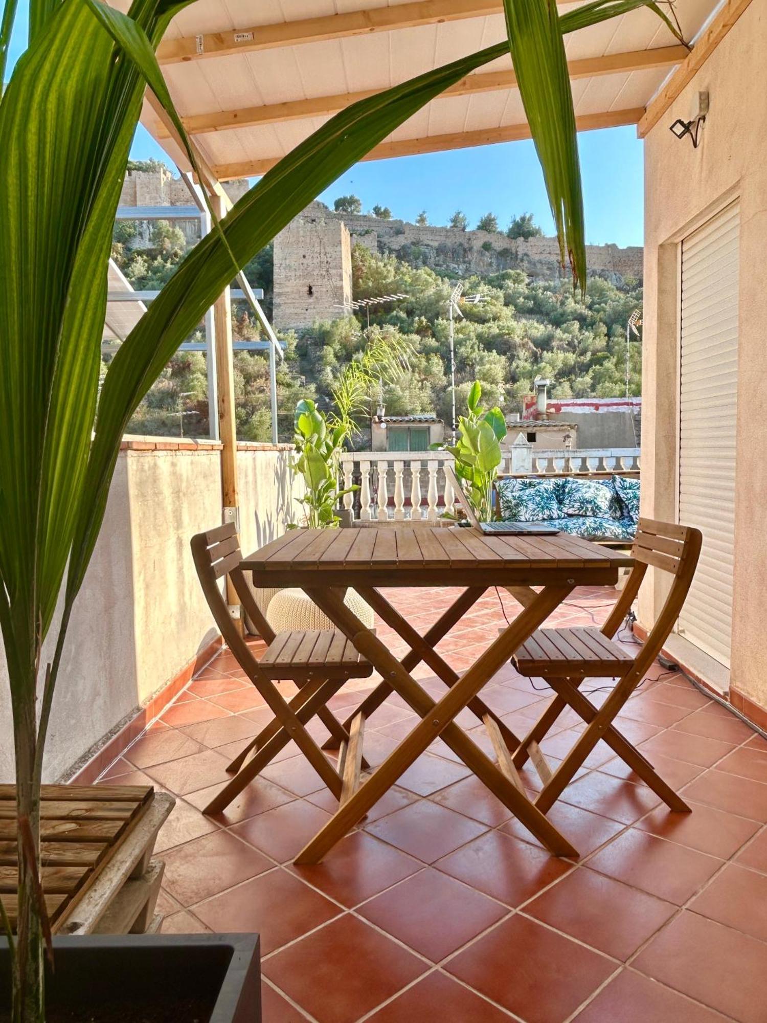 Casa Con Jacuzzi Y Piscina Con Vistas Al Castillo Corbera de Alcira Экстерьер фото